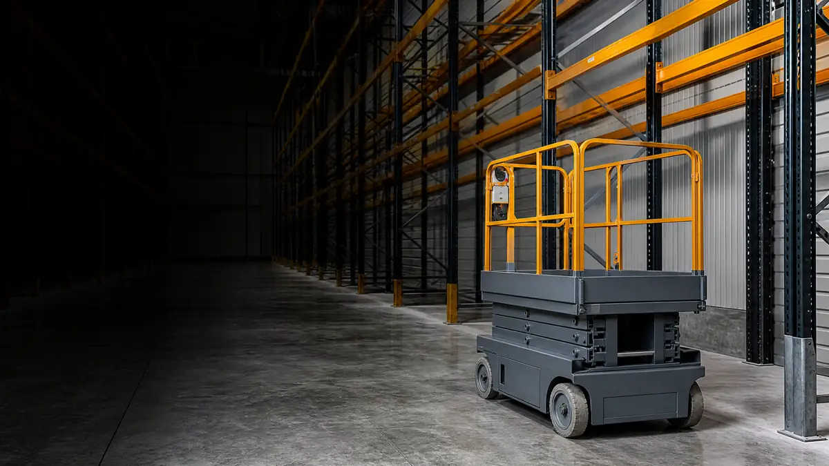 Electric Scissor Lifts jobsite access in Knoxville