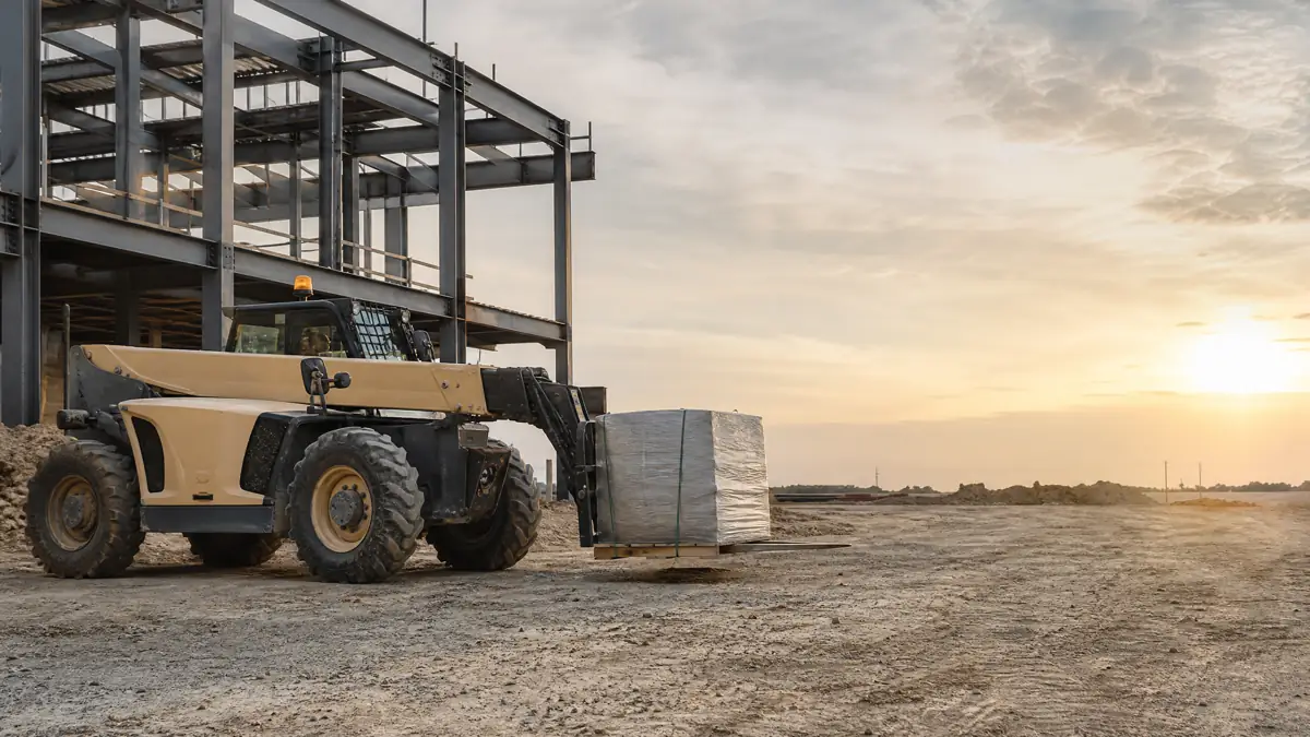 Telehandlers jobsite access in Knoxville