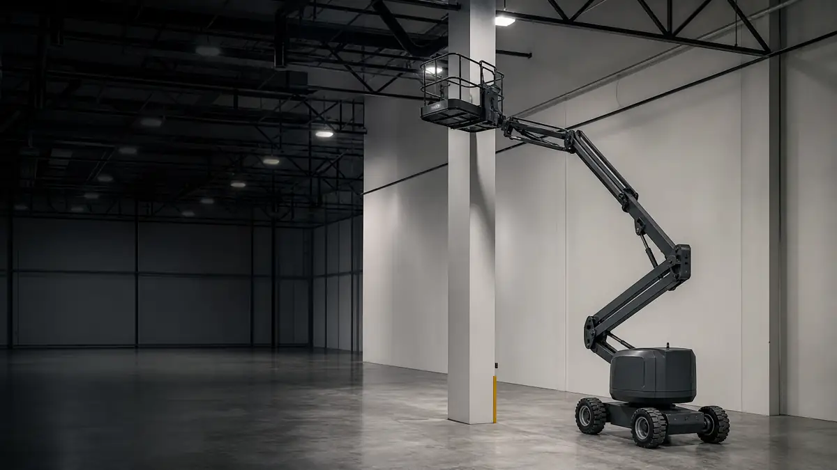 Articulating Boom Lifts jobsite access in Knoxville